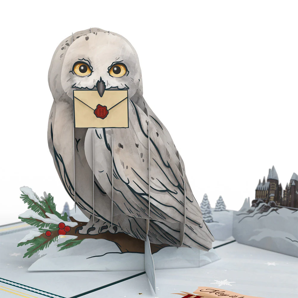 Harry Potter™ Hedwig™ Holiday Magic Pop-Up Card - Image 3