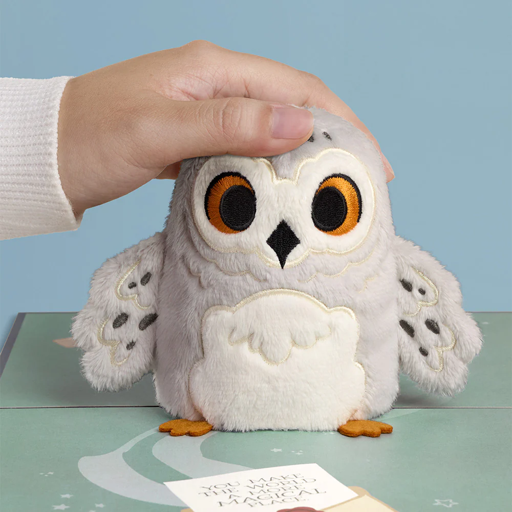 Harry Potter™ Hedwig™ Plushpop Card & Flower Buds Bouquet Bundle - Image 3