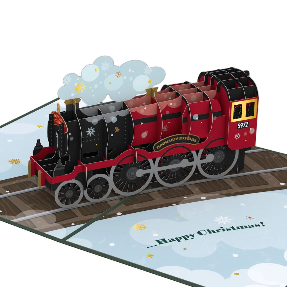 Harry Potter™ Holiday Hogwarts™ Express Pop-Up Card - Image 2