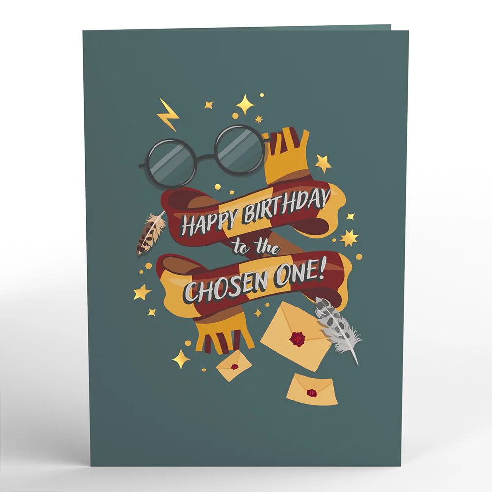 Harry Potter™ The Chosen One Birthday Pop-Up Card - Image 4