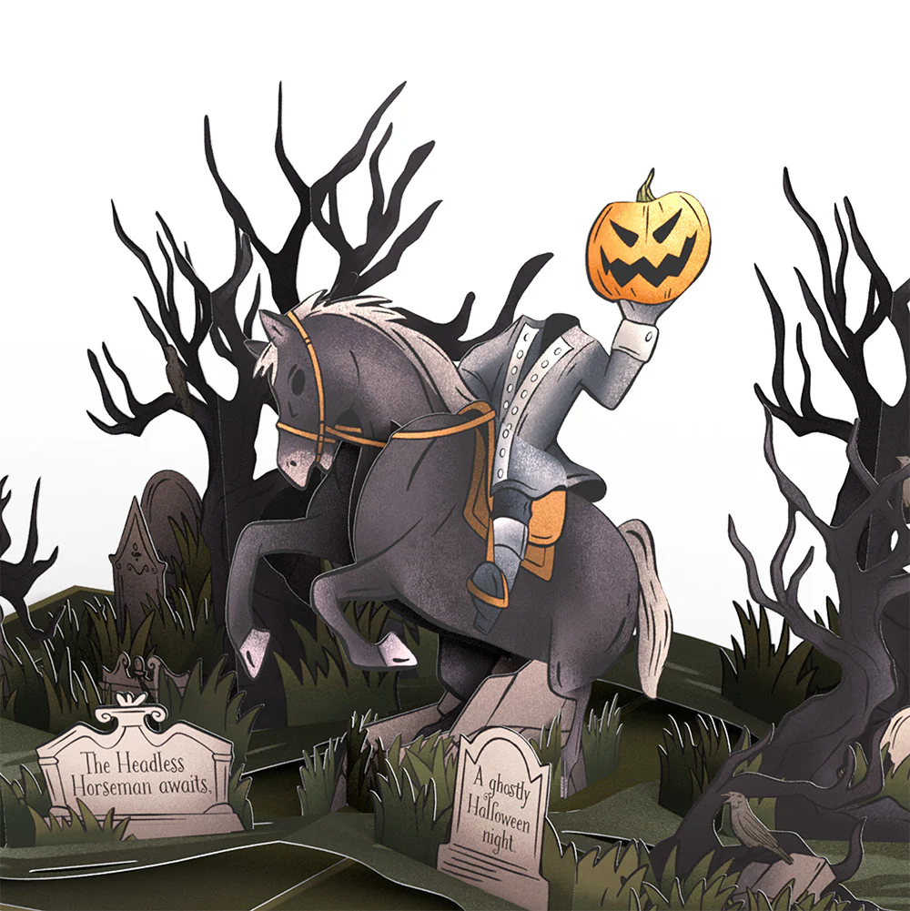 Headless Horseman Halloween Pop-Up Card and Sentiment Set for Bestie - Image 3