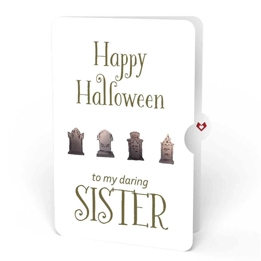 Headless Horseman Halloween Pop-Up Card and Sentiment Set for Sister - Image 4