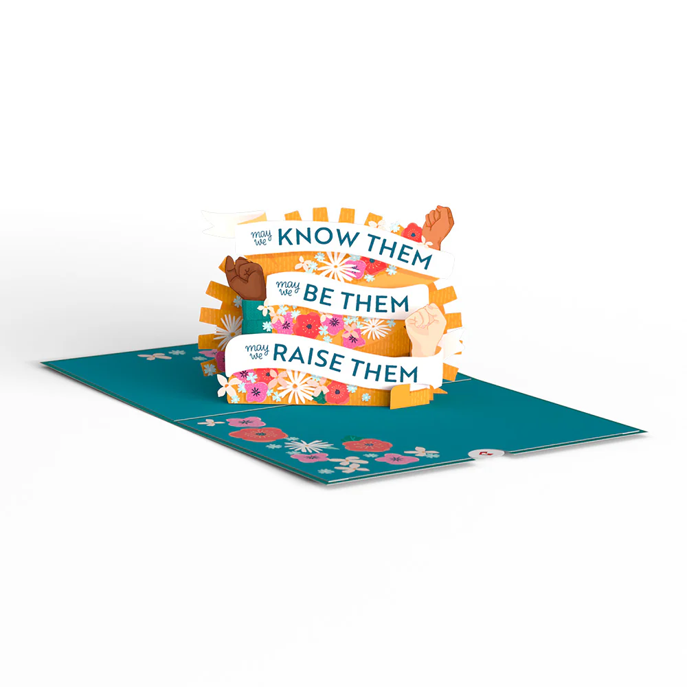 Here's to Strong Women Pop-Up Card - Image 3