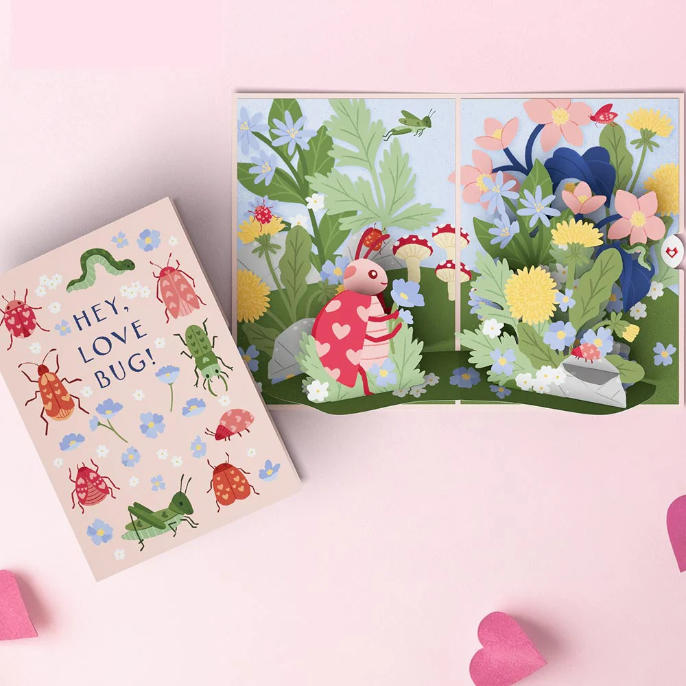 Hey, Love Bug! Pop-Up Card