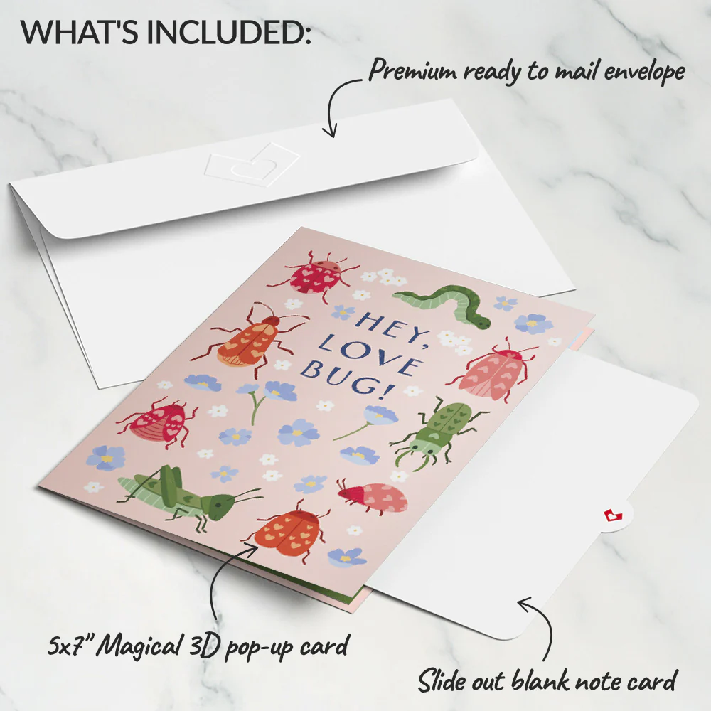 Hey, Love Bug! Pop-Up Card - Image 6