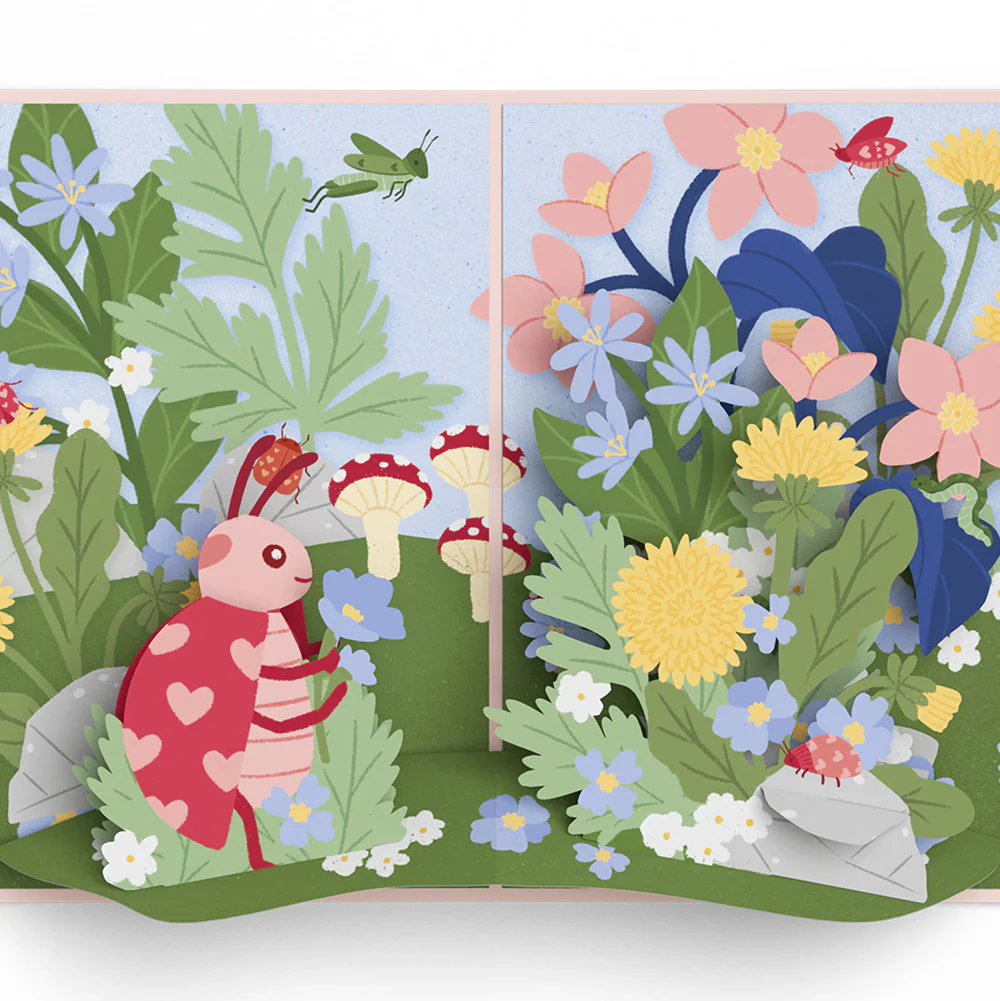 Hey, Love Bug! Pop-Up Card and Heart Motif Birthday Sentiment Set for Husband - Image 3