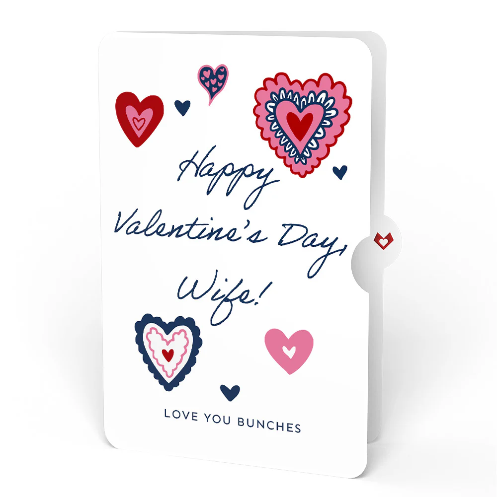 Hey, Love Bug! Pop-Up Card and Heart Motif Valentine Sentiment Set for Wife - Image 4