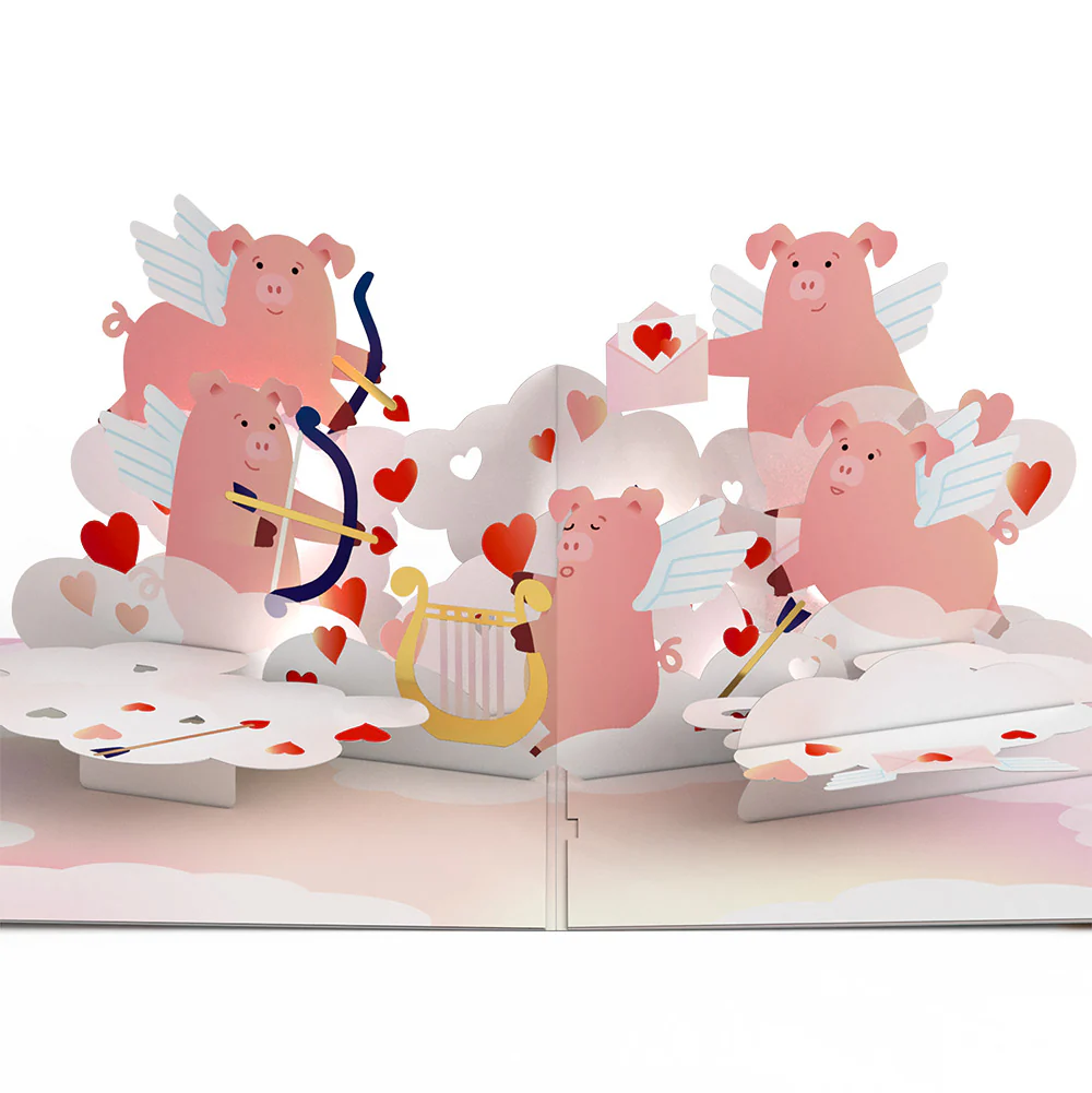 Hogs and Kisses Father’s Day Music and Lights Pop-Up Card and Sentiment Set for Husband - Image 3