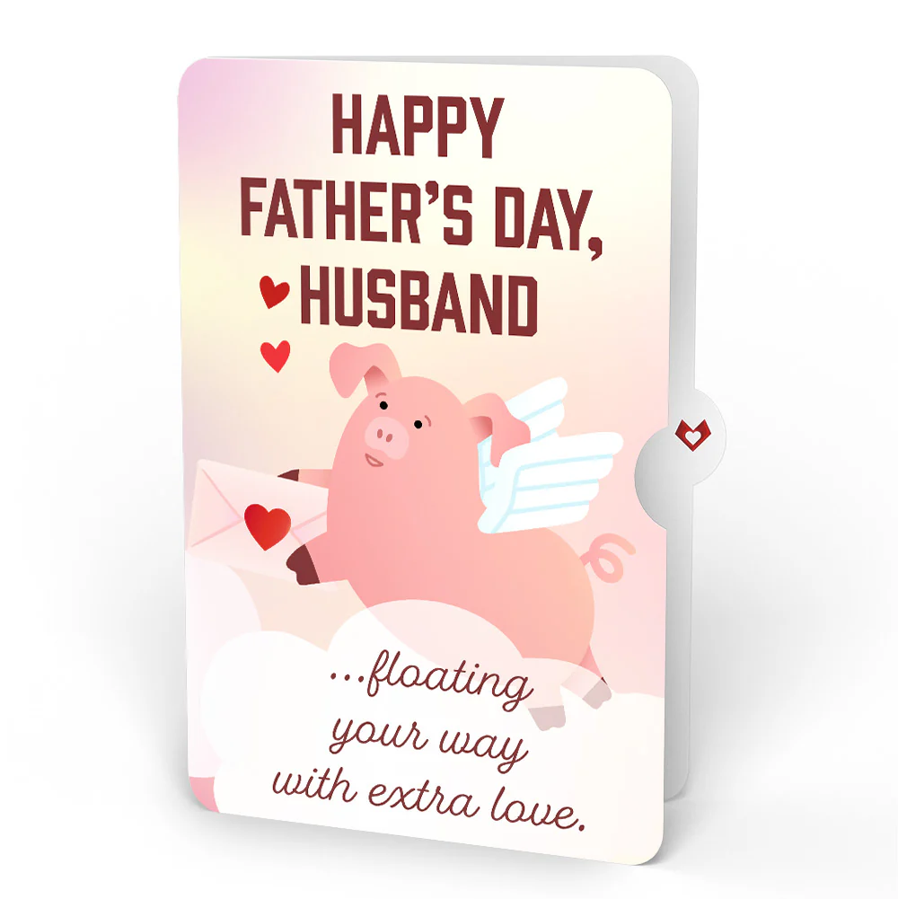 Hogs and Kisses Father’s Day Music and Lights Pop-Up Card and Sentiment Set for Husband - Image 4