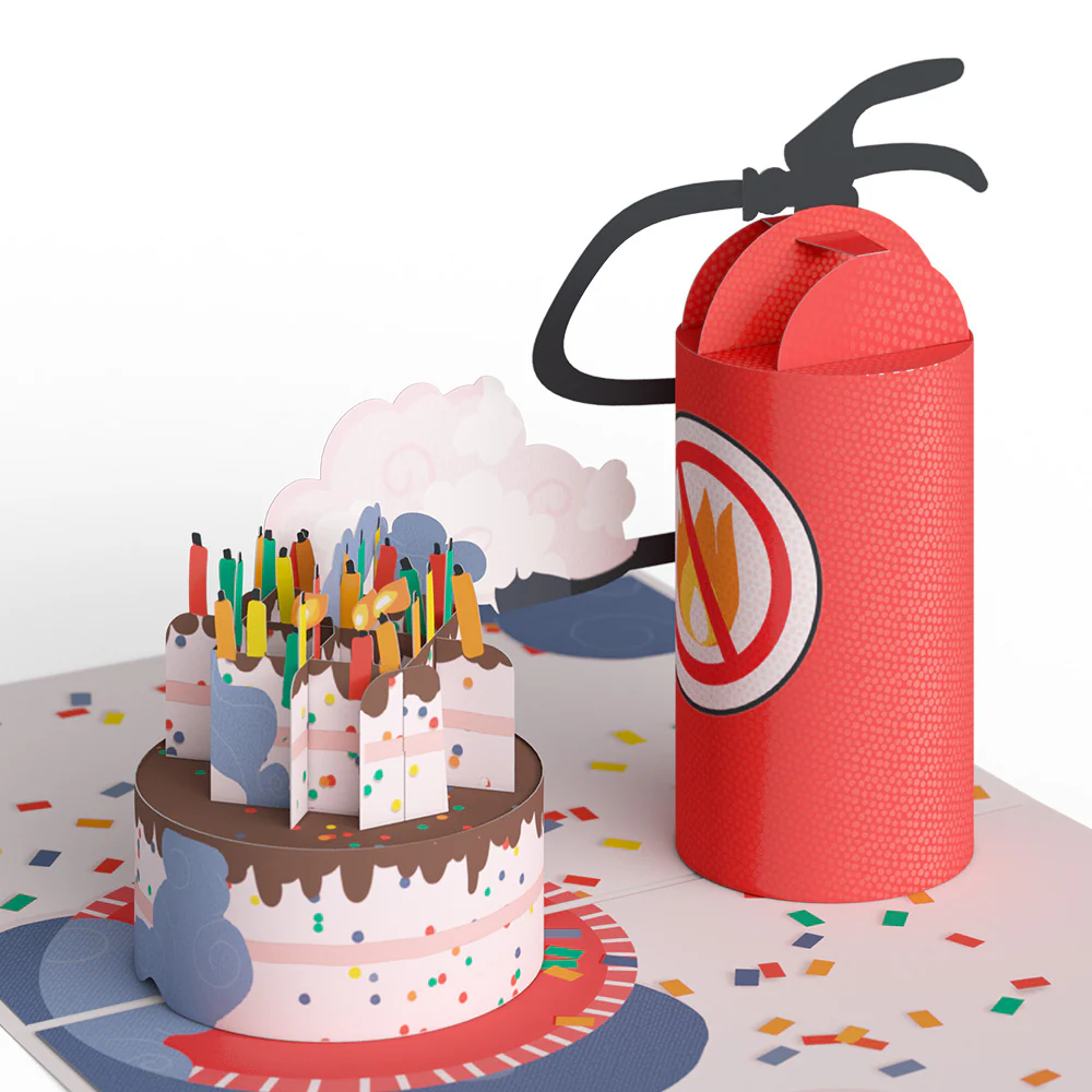 Holy Smokes You're Old Birthday Pop-Up Card - Image 2