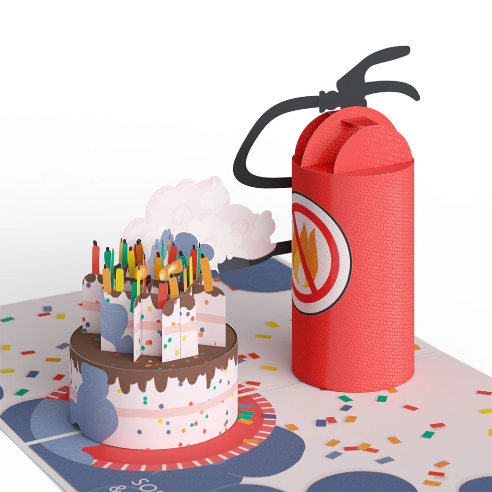 Holy Smokes You're Old Birthday Pop-Up Card and Sentiment Set for Friend - Image 3