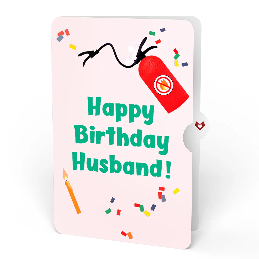 Holy Smokes You're Old Birthday Pop-Up Card and Sentiment Set for Husband - Image 4