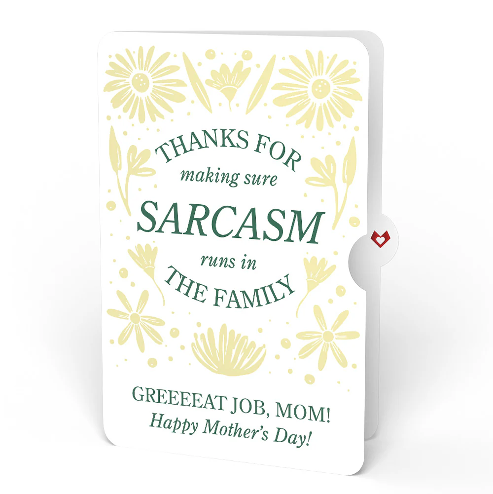 Home Is Where Mom Is Mother’s Day Light-Up Pop-Up Card and Sunny Sarcasm Garden Sentiment Set for Mom - Image 4