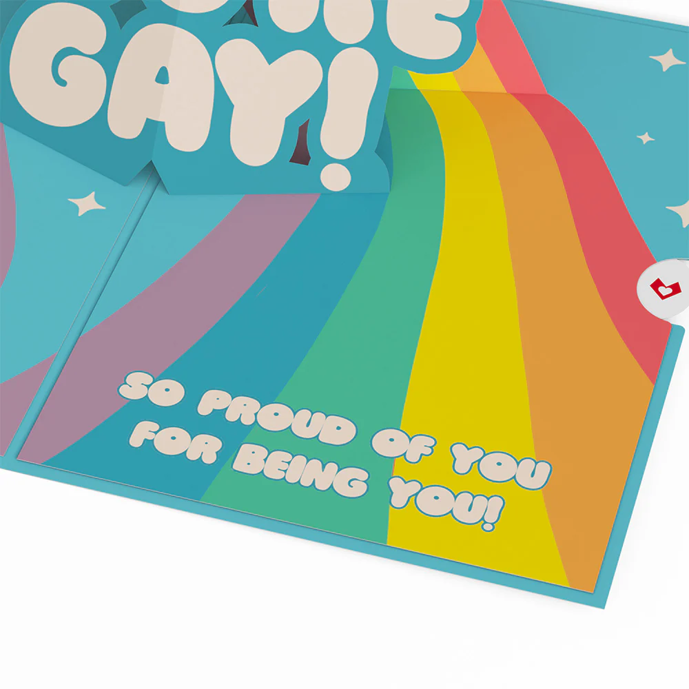 Hooray, You're Gay! Pop-Up Card - Image 2
