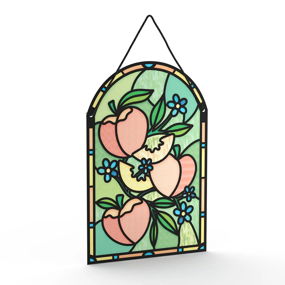 Hope Your Birthday is Peachy Suncatcher Card & Pop-Up Bouquet Bundle - Image 5