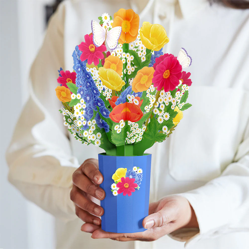 Hope Your Birthday is Peachy Suncatcher Card & Pop-Up Bouquet Bundle - Image 7
