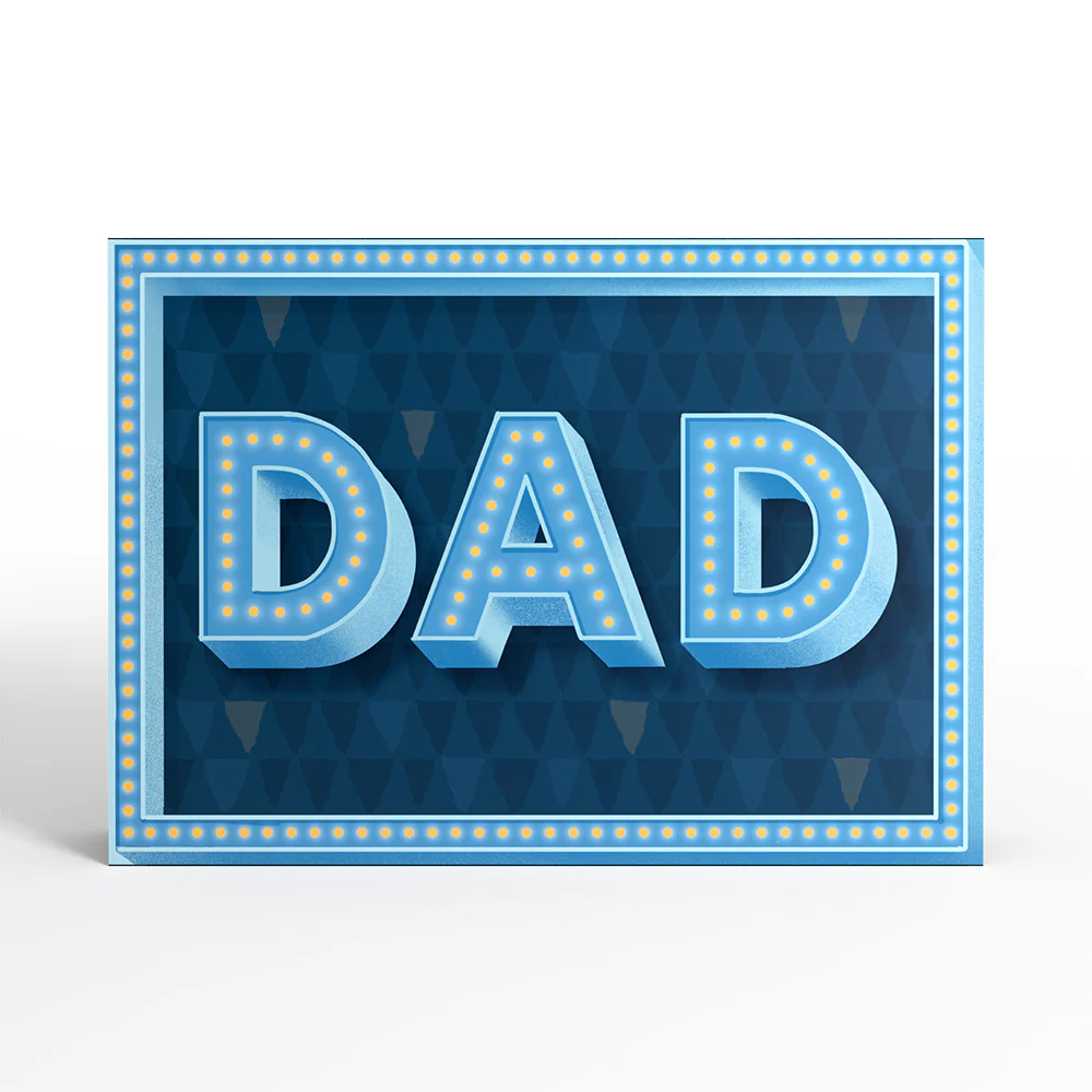 Hope Your Father's Day Is Lit Light-Up Pop-Up Card - Image 5