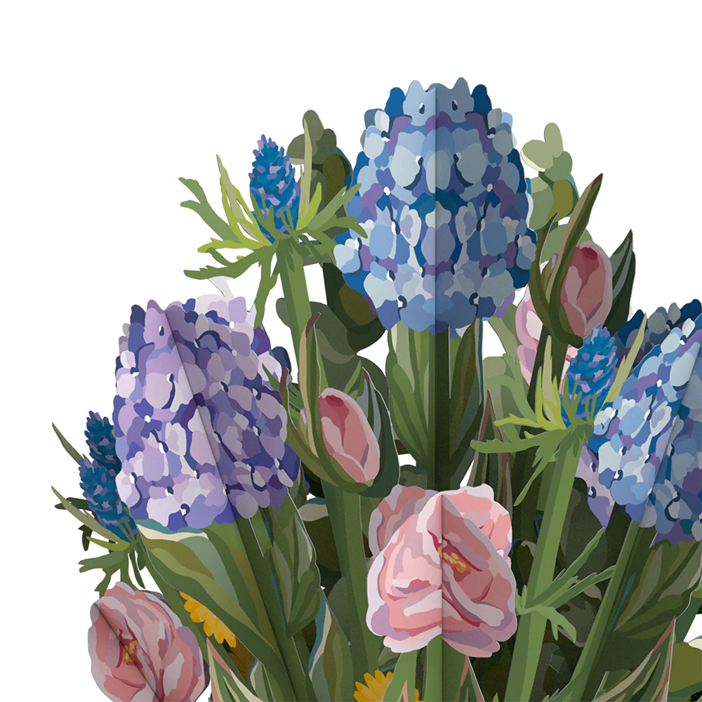 Hydrangea Birthday Bouquet and Sagittarius Zodiac Sentiment Set - Image 3