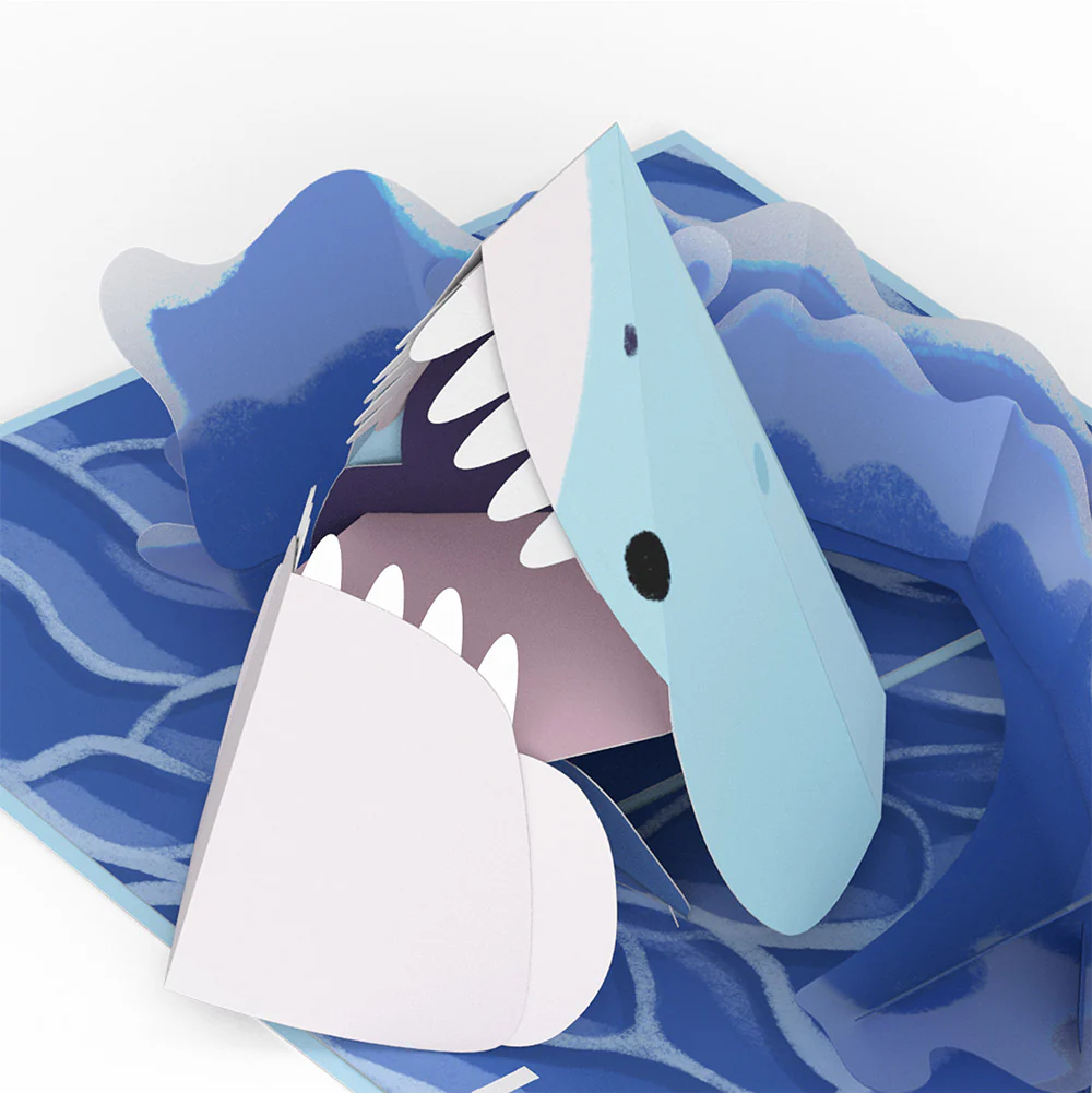 I Chews You Shark Valentine Pop-Up Card and Sentiment Set for Mom - Image 3