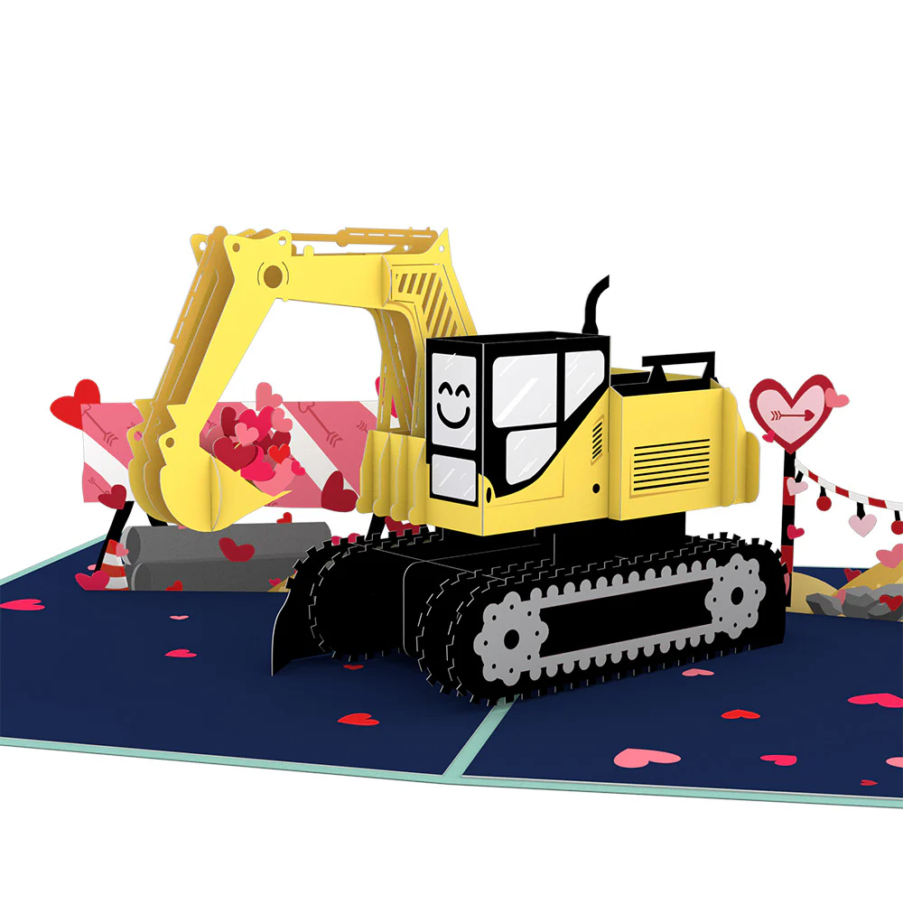 I Dig You Valentine Pop-Up Card and Big Sweet Heart Sentiment Set - Image 3