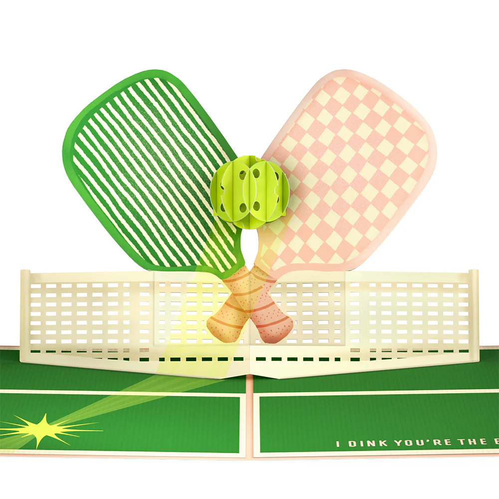 I Dink You're the Best Pickleball Pop-Up Card - Image 2