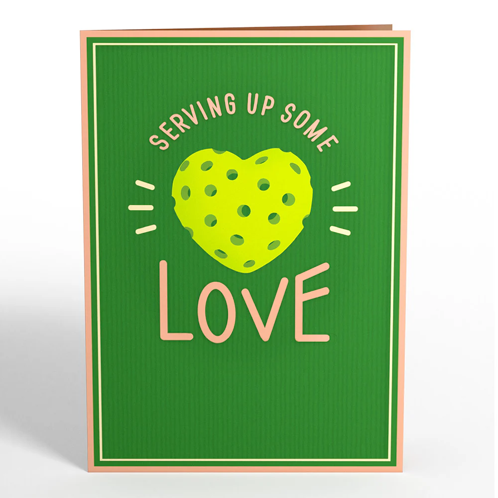 I Dink You're the Best Pickleball Pop-Up Card - Image 5
