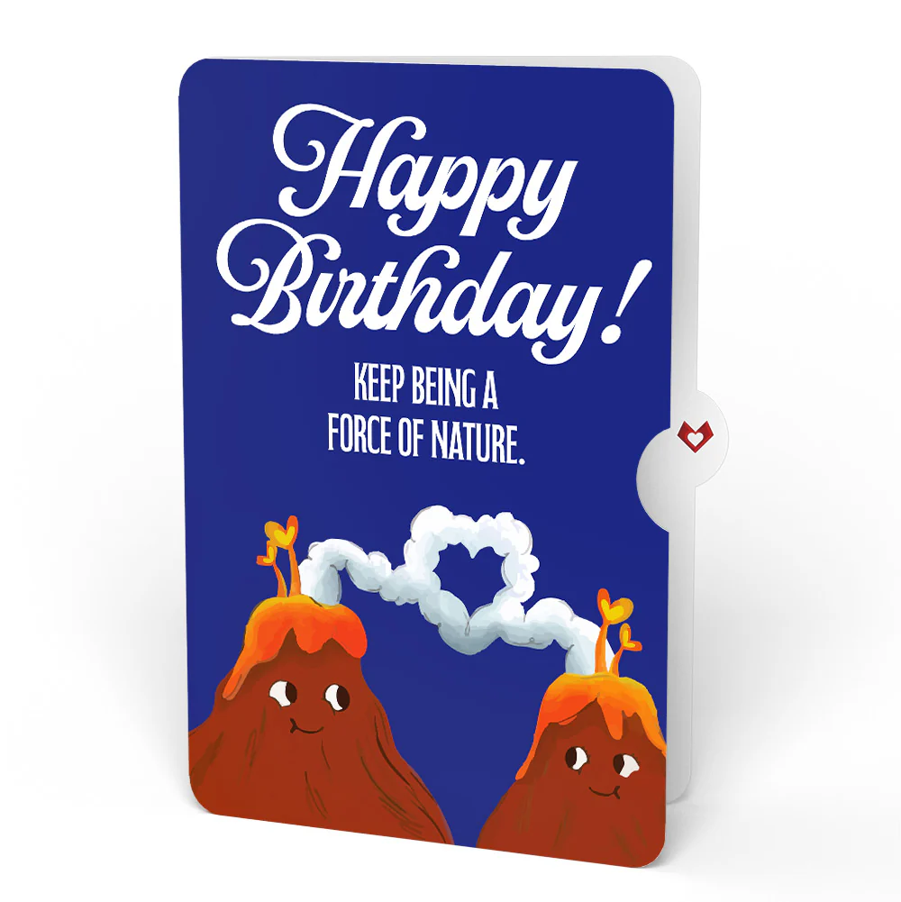 I Lava You Birthday Light-Up Pop-Up Card and Sentiment Set - Image 4