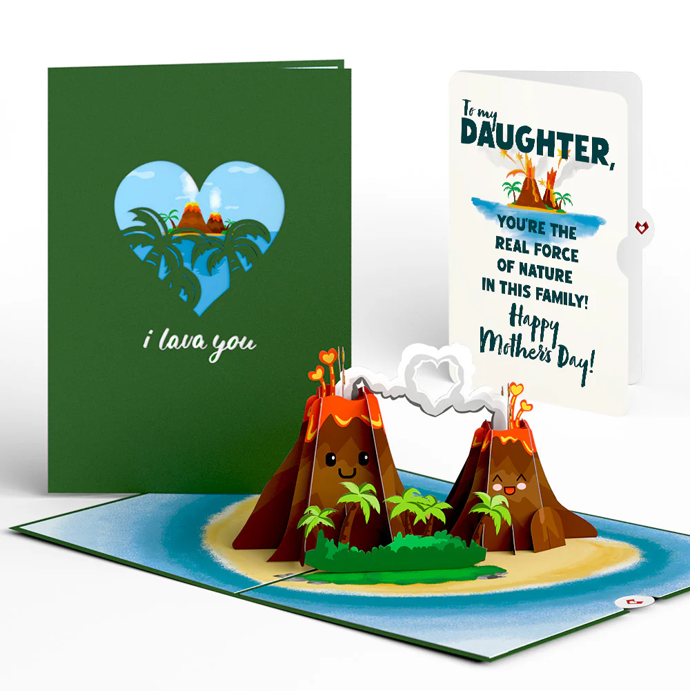 I Lava You Mother's Day Pop-Up Card and Sentiment Set for Daughter