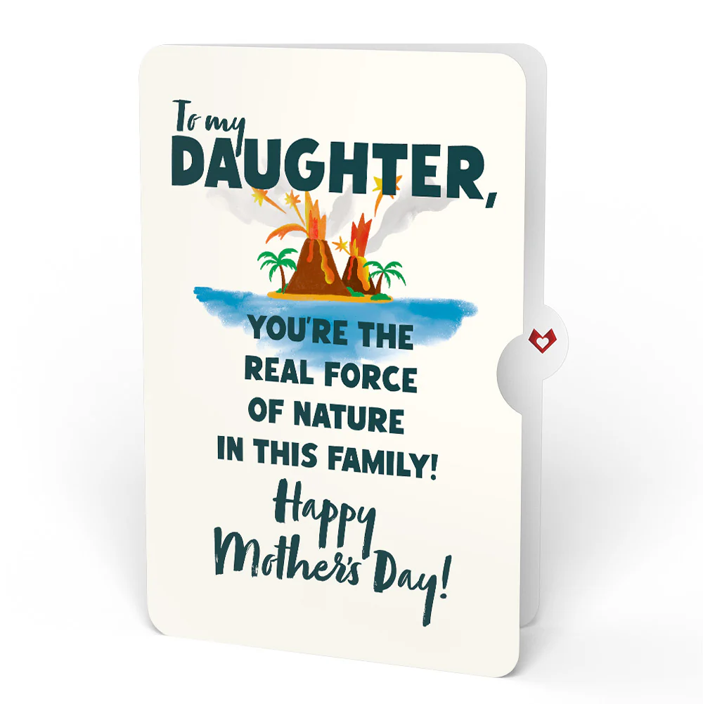 I Lava You Mother's Day Pop-Up Card and Sentiment Set for Daughter - Image 4