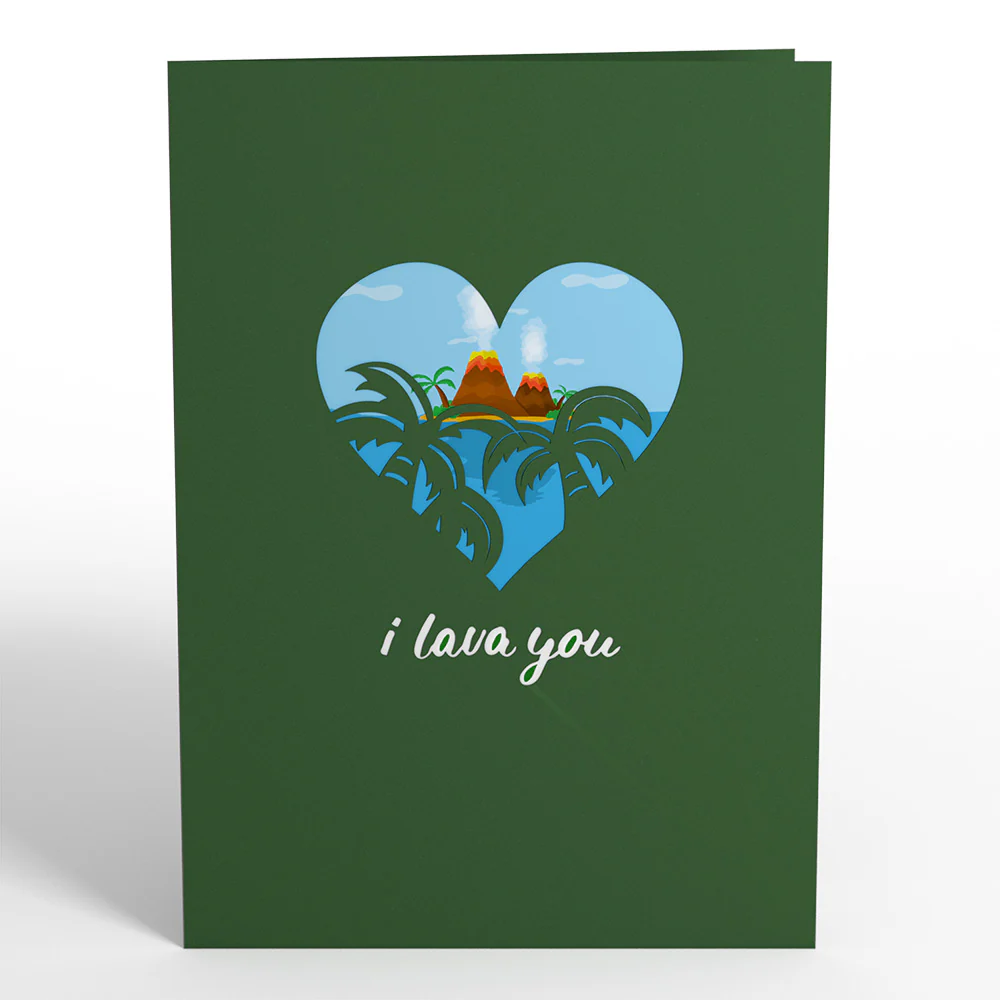 I Lava You Pop-Up Card - Image 4