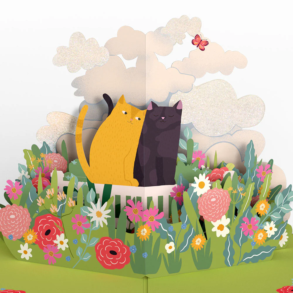 I Love Mew Cats Birthday Pop-Up Card and Sentiment Set for Kid - Image 3