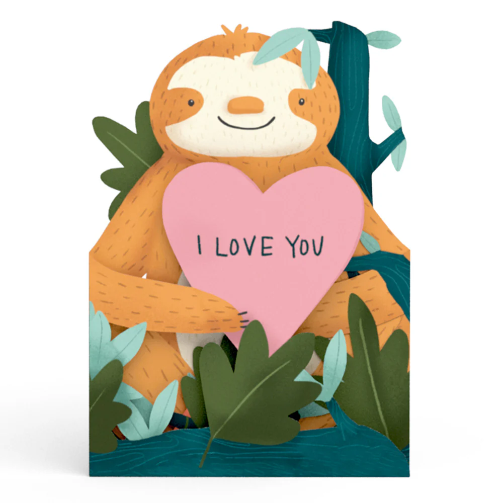 I Love You Slow Much Valentine Tri-Fold Card - Image 2