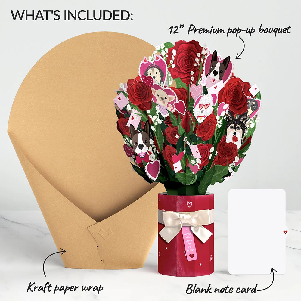 I Woof You Dog Bouquet - Image 5
