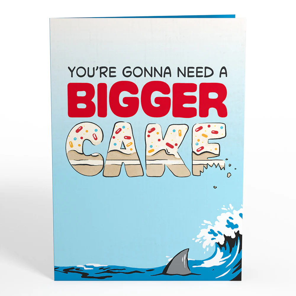 Jaws You're Gonna Need a Bigger Cake Pop-Up Card - Image 4