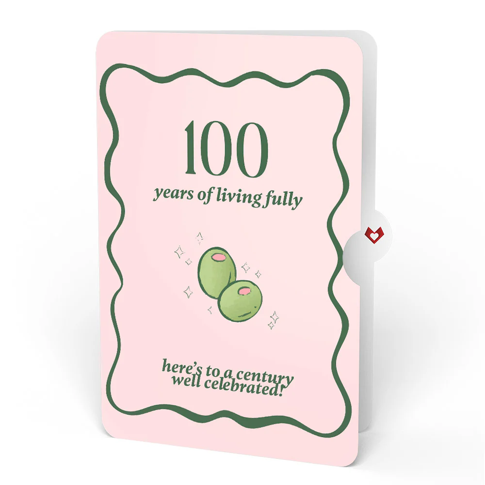 Just a Tini Bit Older 100th Birthday Pop-Up Card and Sentiment Set - Image 4