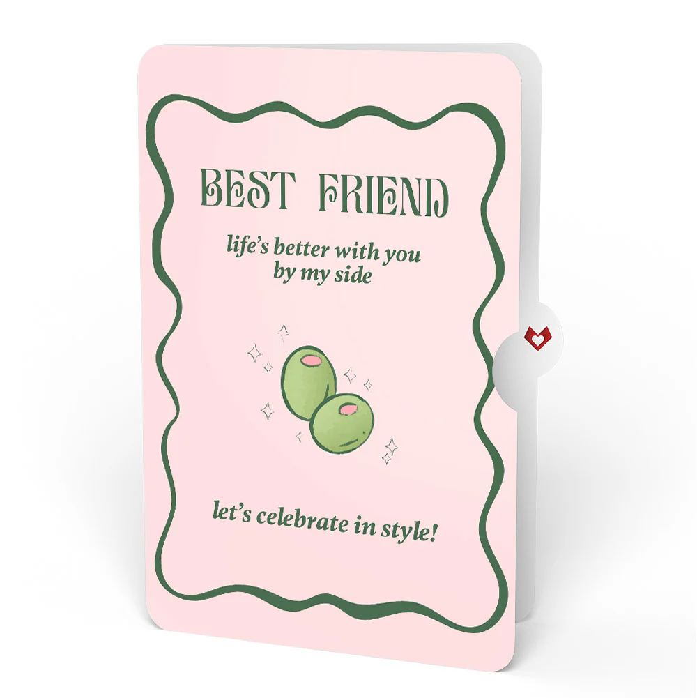 Just a Tini Bit Older Birthday Pop-Up Card and Sentiment Set for Best Friend - Image 4