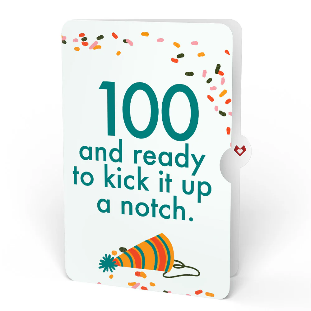 Kick Ass Birthday Pop-Up Card and 100th Kick It Up Sentiment Set - Image 4