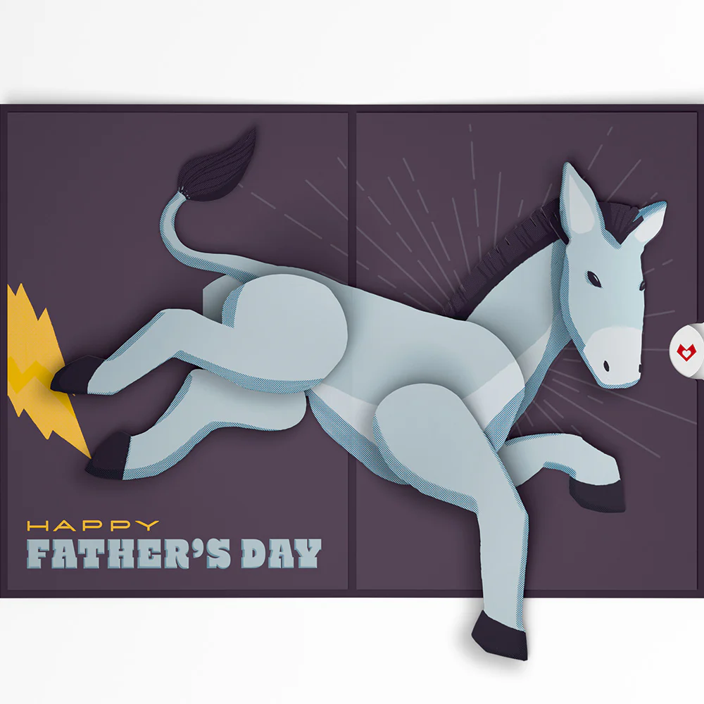 Kick Ass Father’s Day Pop-Up Card - Image 4
