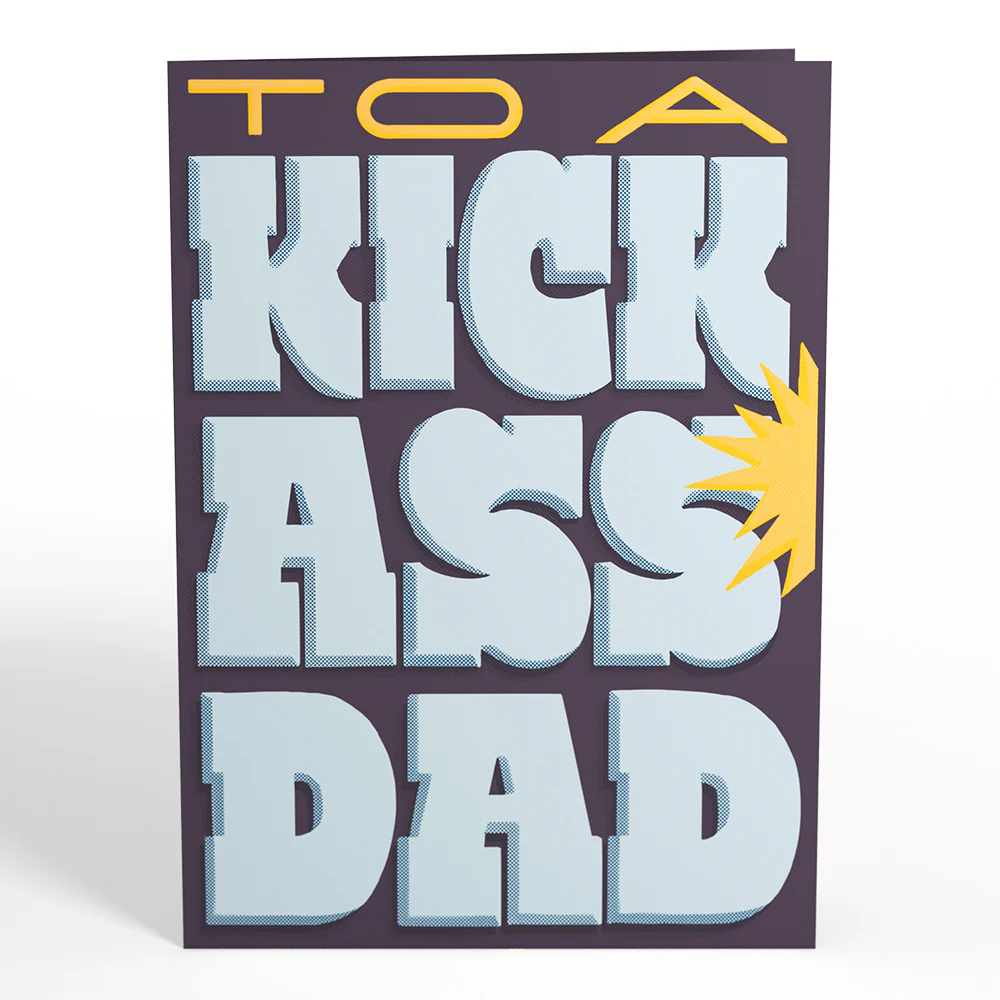 Kick Ass Father’s Day Pop-Up Card - Image 5