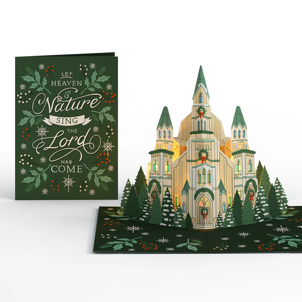 Let Heaven & Nature Sing Christmas Music and Lights Pop-Up Card - Image 3