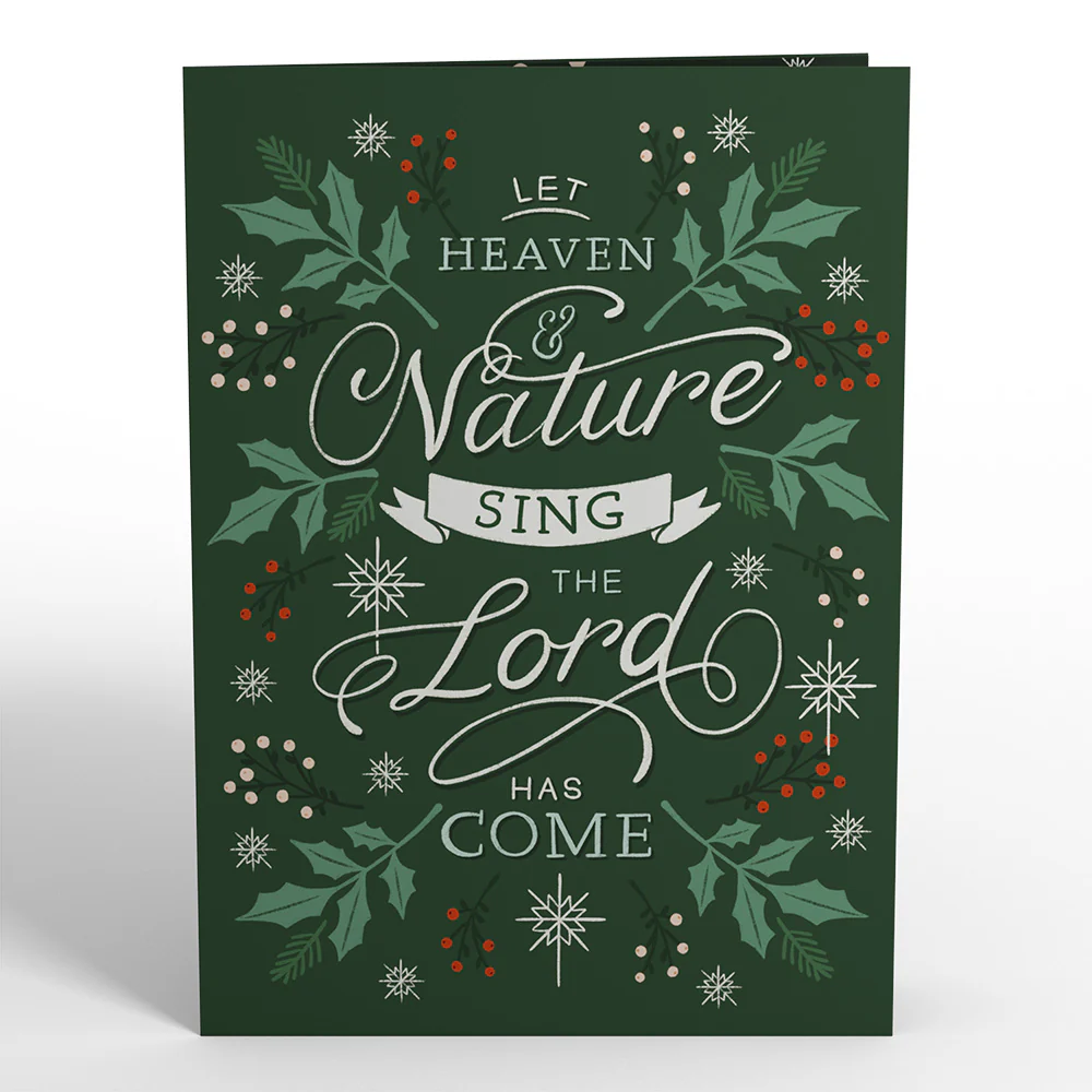 Let Heaven & Nature Sing Christmas Music and Lights Pop-Up Card - Image 5