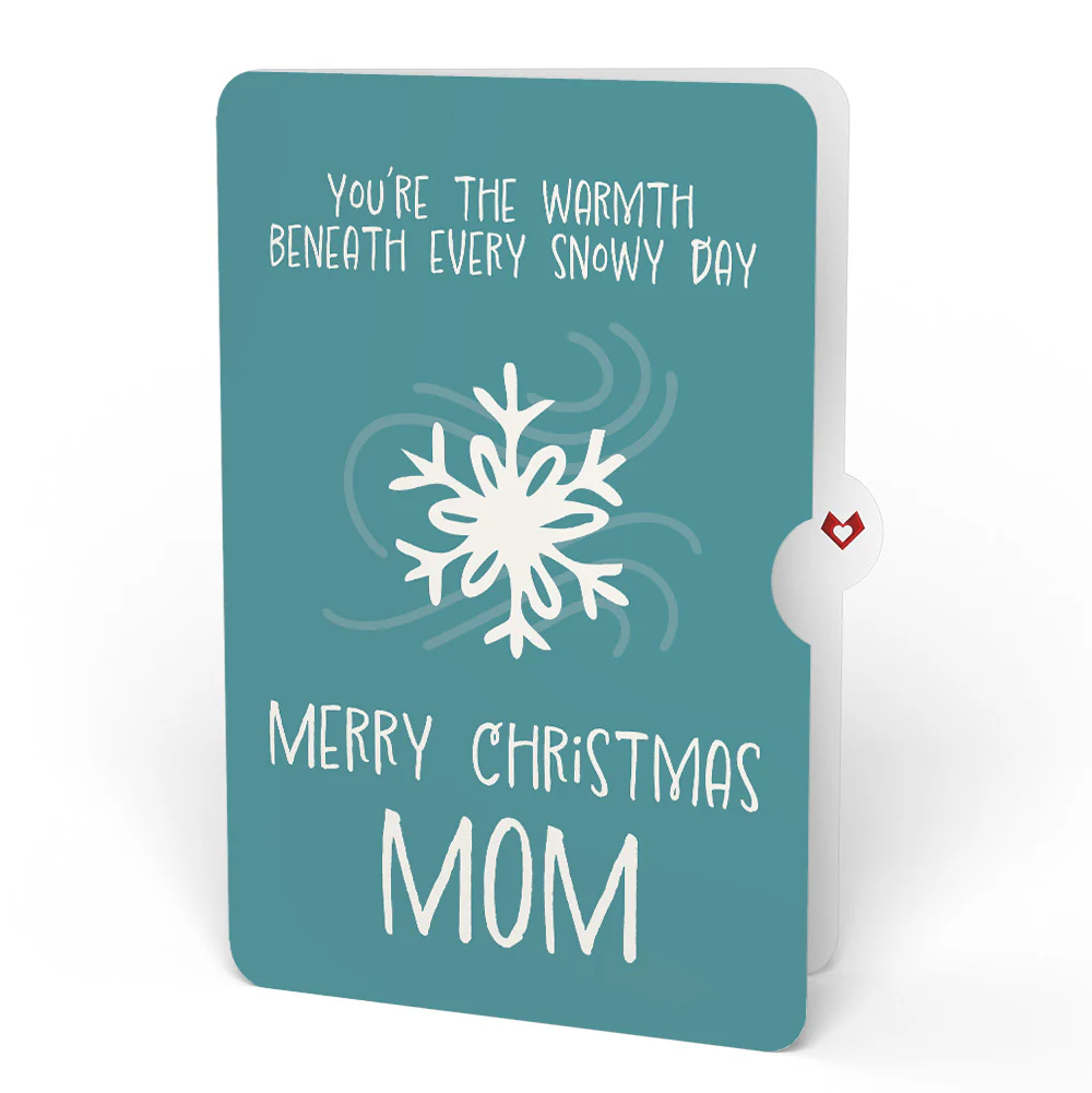 Let It Snow Snowflakes Christmas Suncatcher Card and Sentiment Set for Mom - Image 4