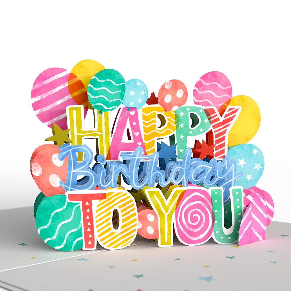 Let's Celebrate 50th Birthday Pop-Up Card and Sentiment Set - Image 3