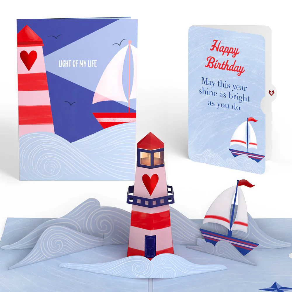 Light of My Life Birthday Light-Up Pop-Up Card and Sentiment Set