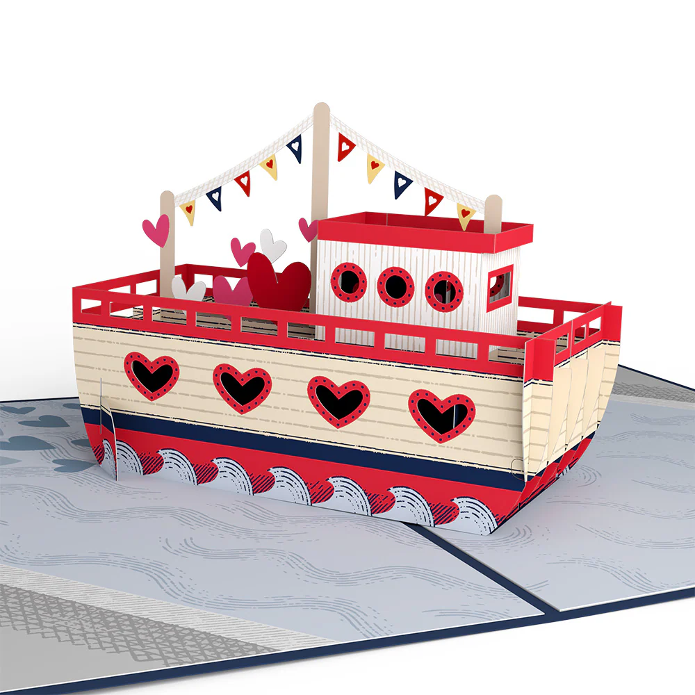 Love Boat Pop-Up Card - Image 2