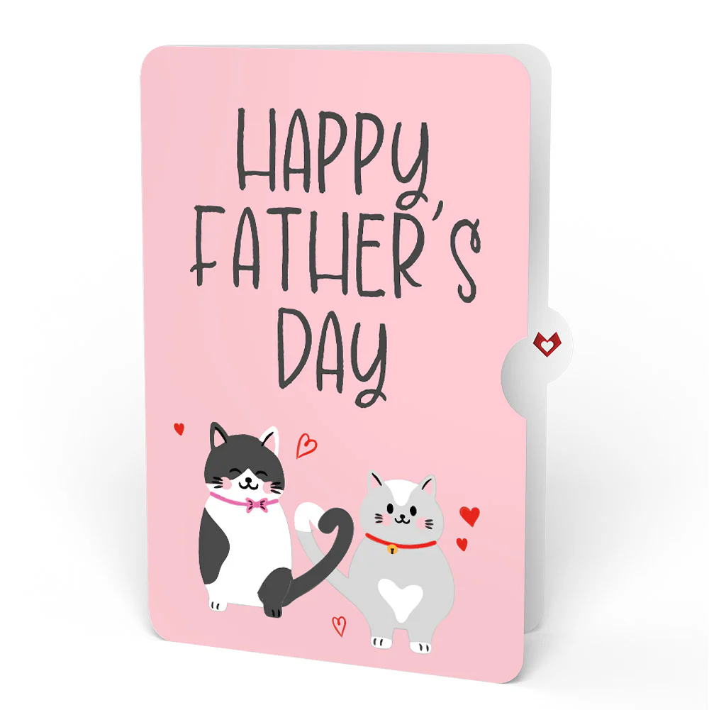 Love Cats Father’s Day Pop-Up Card and Sentiment Set for Dad - Image 4