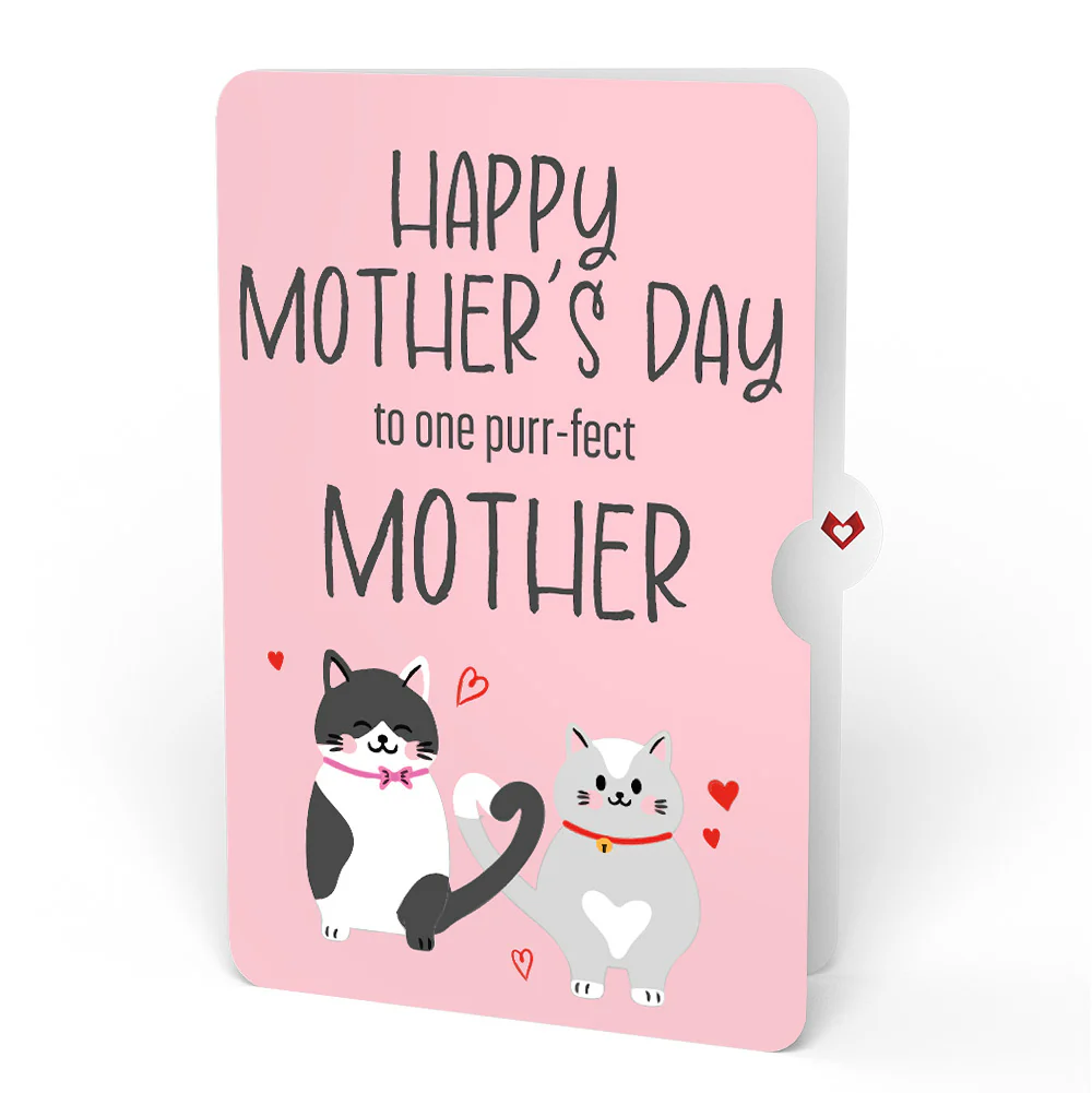 Love Cats Mother’s Day Pop-Up Card and Sentiment Set for Mom - Image 4