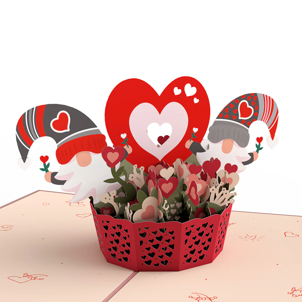 Love Gnomes Pop-up Card - Image 2