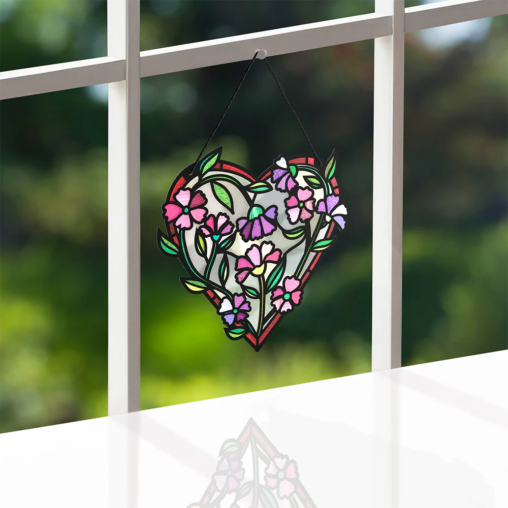 Love Grows Wherever You Are Suncatcher Card & Bouquet Bundle - Image 3