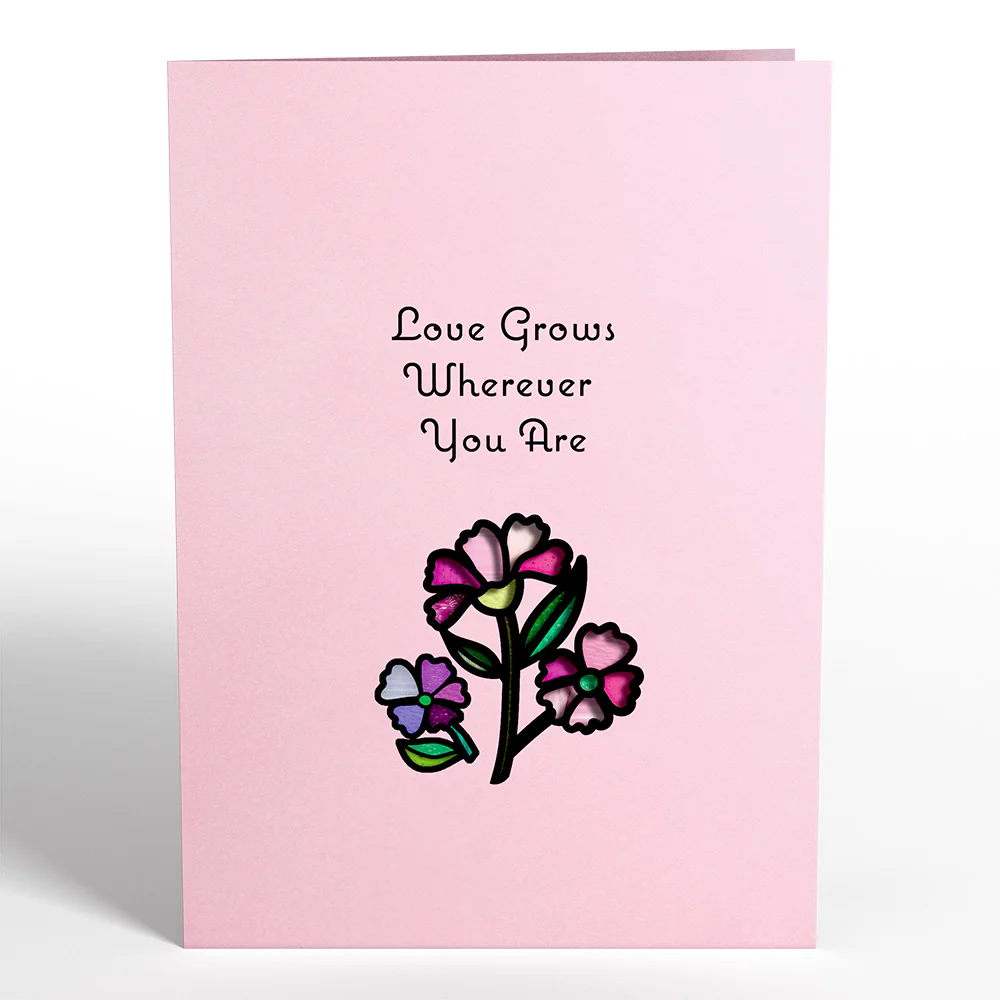 Love Grows Wherever You Are Suncatcher Card & Bouquet Bundle - Image 4
